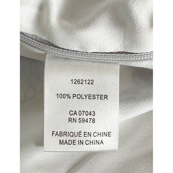 House of Harlow Women's Sz S Blue Floral Cropped Balloon Sleeve Smocked Back Top - Picture 5 of 8